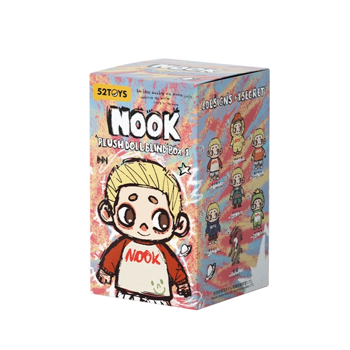 NOOK OOTD Plush Doll Blind Box display case and sealed boxes