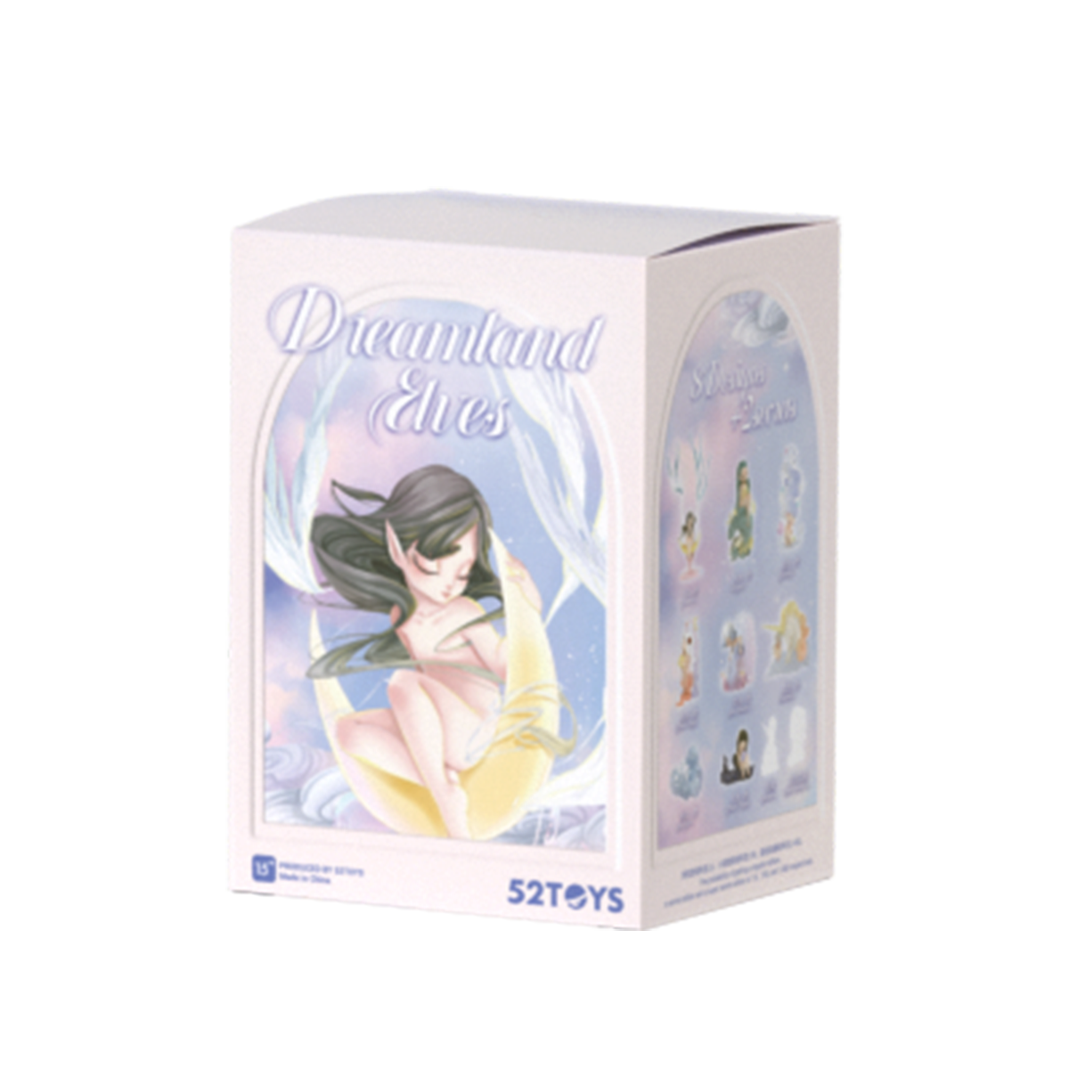 Dryad tree-spirit elf in a teal leaf gown seated among white daisies, Sleep Dreamland Elves