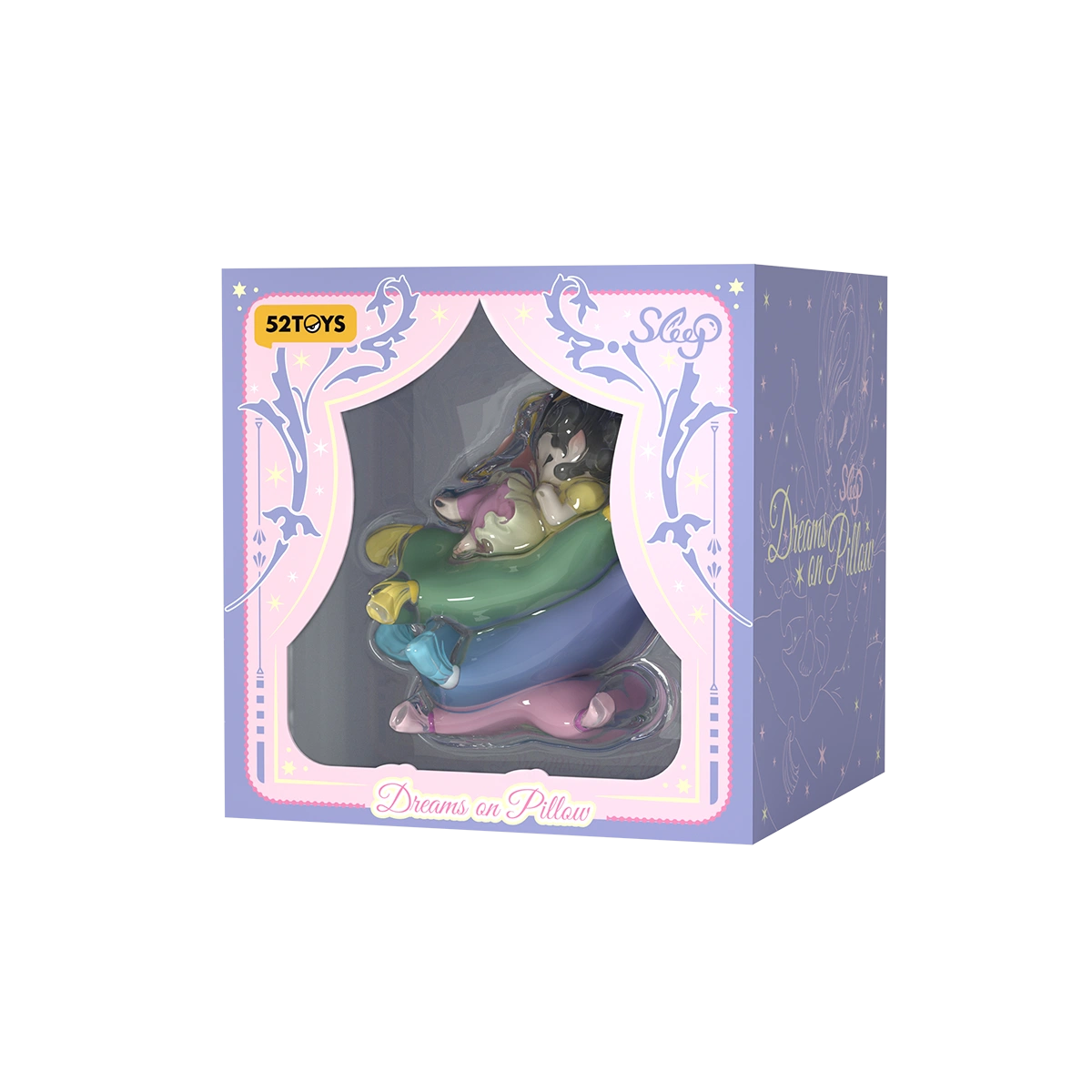 Sleep Dreams on Pillow Overseas Exclusive figure in its 52TOYS display box