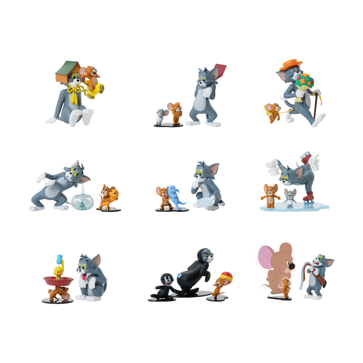 Complete Tom & Jerry Co-op Chaos lineup of eight cooperative scenes plus secret