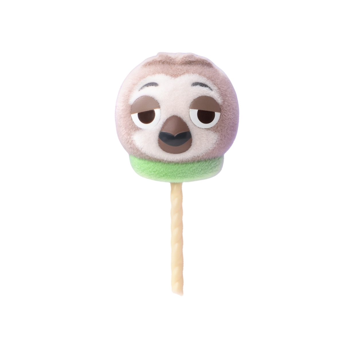 Flash sloth marshmallow lollipop front view